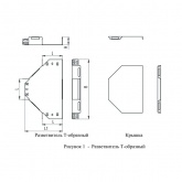 Разветвитель ИЭК Т-образный с крышкой для кабельных лотков 100х500 мм