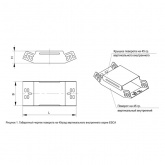 Поворот 45° ИЭК вертикальный внутренний с крышкой для кабельных лотков 50х150 мм