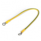 Проводник заземляющий ИЭК 200 мм D6 мм 4мм для уравнивания потенциалов кабельных лотков [упак.20шт]