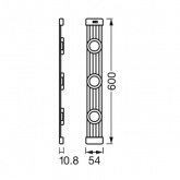 Светильник Ledvance Linear LED Magnet 3Spot 600 Sensor 9.5W/840 WT 600Lm 645x59x71mm