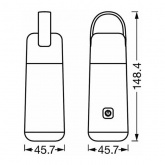 Фонарь кемпинговый Nightlux Mobile Multi PB USB CCT WT 25..45Lm 3000-4000K IP20, зарядное устройство