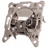 Розетка Hirschmann телевизионная проходная 2 Вых.: 2х(RK+TV+FM+SAT), -10-11,5 дБ, прох. - 2,2-4,2 дБ