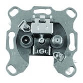 Розетка Donel TV-SAT проходная 2 выхода