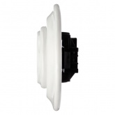 Розетка TDM Болонь 2П 10А 250В фарфор белый