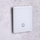 Сенсорный радиовыключатель 1-клавишный HiTE PRO беспроводной передатчик 1 канал прямой белый 707506