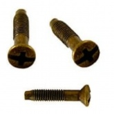 Винт №1 (розетка, розетка RJ45) Bironi Лизетта/Шедель бронза (10шт)