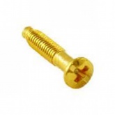 Винт №1 (розетка, розетка RJ45) Bironi Лизетта/Шедель золото (10 шт)