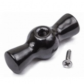 Ручка выключателя Bironi Лизетта/Шедель керамика черный