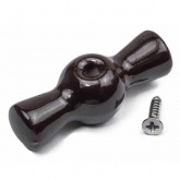 Ручка выключателя Bironi Лизетта/Шедель керамика коричневый