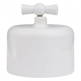 Накладной выключатель 1-клавишный Bironi Ришелье пластик белый