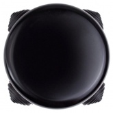 Накладная коробка распределительная D90х45мм (4 ввода) Bironi Ришелье пластик черный