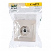 Розетка TV проходная Generica КВАРТА кремовый (РТВ11-ККм)