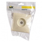 Розетка TV оконечная Generica КВАРТА кремовый (РТВ10-ККм)