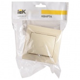 Переключатель 1-клавишный Generica КВАРТА 10А кремовый (ВСп10-1-0-ККм)