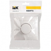 Светорегулятор поворотный 25-400Вт Generica КВАРТА белый (ВСР10-1-0-КБ)