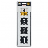 Рамка на 4 поста ИЭК BRITE стекло ванильный (РУ-4-2-БрВа)