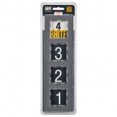 Рамка на 4 поста ИЭК BRITE стекло серый (РУ-4-2-БрСе)