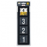 Рамка на 4 поста ИЭК BRITE стекло черный (РУ-4-2-БрЧ)