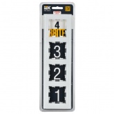 Рамка на 4 поста ИЭК BRITE стекло белый (РУ-4-2-БрБ)