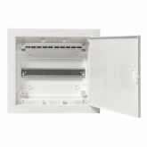 Встраиваемый силовой щит EKF PROxima Nova (1х12) 12 модулей с пластиковой дверью IP41 белый