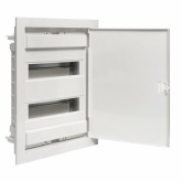 Встраиваемый силовой щит EKF PROxima Nova (2х12) 24 модуля с пластиковой дверью IP41 белый