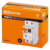 Дифференциальный автомат TDM 1П+Н C20А 30мА тип А однофазный электронный 6кА АВДТ63 (дифавтомат, АВДТ)