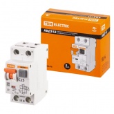 Дифференциальный автомат TDM 1П+Н C25А 30мА тип А однофазный электронный 6кА АВДТ63 (дифавтомат, АВДТ)