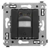 Датчик движения DKC Avanti в стену 3-х проводный 4А 100-240В 50-60Гц, черный матовый