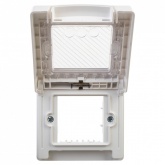 Рамка для монтажа в стену Avanti, IP55, Белое облако, 2 модуля