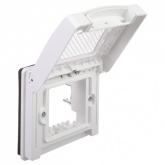 Рамка для монтажа в стену Avanti, IP55, Белое облако, 2 модуля