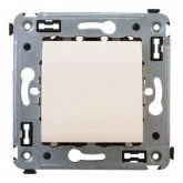 Вывод кабеля из стены DKC Avanti, ванильная дымка