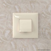 Вывод кабеля из стены DKC Avanti, ванильная дымка