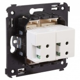 Зарядное устройство USB DKC Avanti в стену 5В,2,1А, ванильная дымка