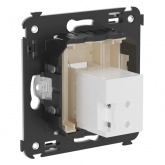 USB 2.0 розетка одинарная в стену DKC Avanti тип А-А, ванильная дымка