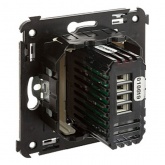 Диммер кнопочный DKC Avanti в стену 3-х проводный, ванильная дымка