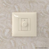 Диммер поворотный в стену DKC Avanti, ванильная дымка