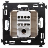 Переключатель с 3-х мест одноклавишный DKC Avanti в стену ванильная дымка