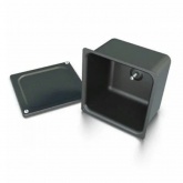 Коробка У-996 протяжная TDM ОП 223х223х85 мм черная металлическая без уплотнителя IP31