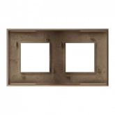 Рамка 4 модуля ARTLEBEDEV DKC Avanti из пластика, Золотистый жемчуг