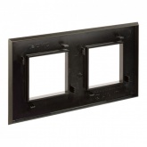 Рамка 4 модуля ARTLEBEDEV DKC Avanti из пластика, Серый жемчуг