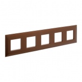 Рамка 10 модулей ARTLEBEDEV DKC Avanti из пластика, Карамельный жемчуг