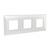 Рамка 6 модулей ARTLEBEDEV DKC Avanti из пластика, Белый жемчуг