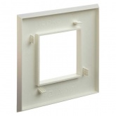 Рамка 2 модуля ARTLEBEDEV DKC Avanti из пластика, Белый жемчуг