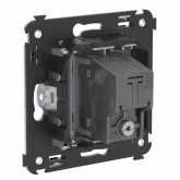 Розетка TV DKC Avanti оконечная в стену, закаленная сталь