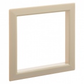 Вставки для рамок из стали DKC Avanti бежевая, 1 пост (2 мод.)