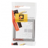 Вставки для рамок из стекла, дерева и алюминия DKC Avanti хром, 1 пост (2 мод.)