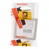 Вставки для рамок из стекла, дерева и алюминия DKC Avanti белая, 1 пост (2 мод.)