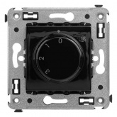 Механизм управления вентиляторами в стену DKC Avantii, черный квадрат