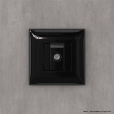 Розетка TV DKC Avanti оконечная в стену, черный квадрат