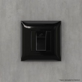 Диммер кнопочный DKC Avanti в стену универсальный 3-х проводный 3-220Вт, черный квадрат